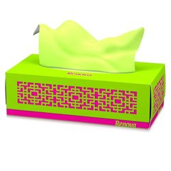 Renova Lenços faciais Red Label Verdes - 80 lenços
