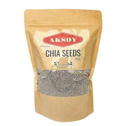 Aksoy Premium Raw Black Chia Seeds, 625G | Non-GMO | Vegan, Keto & Paleo | Nutrient-Dense Seeds with 3g Protein & 5g Fiber for Salads, Yogurt & Smoothies (Packaging May Vary)