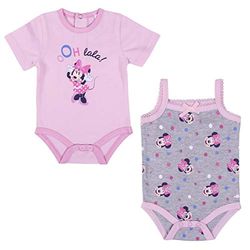 Cerdá cadeauset voor baby's, motief: Minnie Mouse, officieel gelicentieerd product van Disney, Roze en Grijs, 12 Maanden