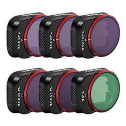 Freewell Bright Day ND/PL, Filtri CPL Confezione da 6 compatibili con Mini 3 Pro/Mini 3