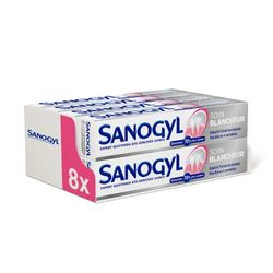 Sanogyl Pasta do zębów Pielęgnacja Białość Tuba 8x75 ml