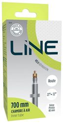 700 x luftkammare 23 till 700X 32 med Presta-ventil för 28 tums däck och hjul - LINE, svart