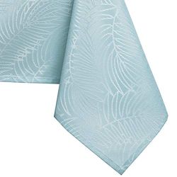 AmeliaHome tafelkleed lotuseffect waterafstotend linnenlook Hemelsblauw Gaia 120x220 cm