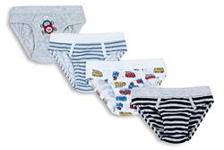 Chicco Set katoenen slips, Ondergoed Kinderen en tieners, Lichtblauw, 6 jaar (pakket van 4)