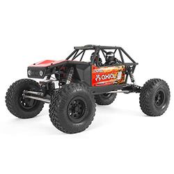 Axial 1/10 Capra 1.9 Unlimited 4WD Trail Buggy Cepillado RTR RC Crawler, Color Rojo (AXI03000BT1)