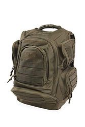 Highland Tactical Sac à dos tactique unisexe, Vert foncé (olive terne), Taille unique, Ordinateur portable