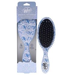 Wet Brush - Spazzola per capelli unisex con mosaico districante originale, colore blu