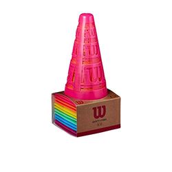 Wilson Safe Cones Multi 12PK, Impugnature da Tennis e Altro Unisex Adulto, Nessuna Dimensione