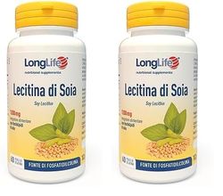 LongLife® Lecitina Di Soia 1200 Mg (Confezione da 2)