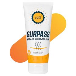 SURPASS - Balsamo di Riscaldamento e Recupero per Atleti - Formula 2 In 1: Preparazione All'esercizio e Recupero - per Ciclisti - Sostiene Muscoli e Articolazioni - 200ml