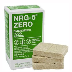 Emergency Food NRG-5® Zero Ration Alimentaire d'urgence, sans Gluten