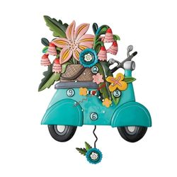 Enesco Allen Designs Scoot in Through Life reloj, 12 pulgadas