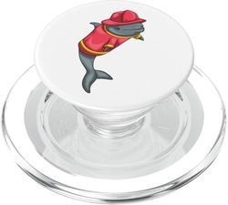 Delfin Bombero Bomberos PopSockets PopGrip para MagSafe