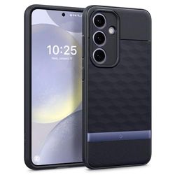 Caseology Parallax voor Samsung Galaxy S24, [Militaire valbescherming] Galaxy S24 hoesje Ergonomisch 3D Hexa Cube ontworpen hoesje voor Samsung Galaxy S24 - Navy Violet