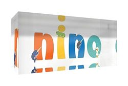Little helper herinnering deco acryl transparant gepolijst als diamantstijl illustratief bont met de naam de jeune jongens Nino 5 x 21 x 2 cm Grand