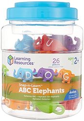Learning Resources Elefantes del Alfabeto Snap-n-Learn