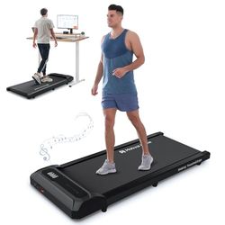 Mobvoi Loopkussen Loopband voor Thuis Draagbaar Onder Bureau Loopband met Afstandsbediening en LED-Display, Wandelen Joggen Lopen Machine, Instelbare Snelheden 6/KMH