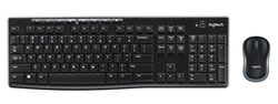 Logitech MK270 Combo Tastiera e Mouse Wireless per Windows, Layout Scandinavo QWERTY - Nero