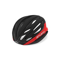 Giro Unisexe Adulte Syntax Casque Route - Noir Mat/Rouge Vif, M 55-59cm