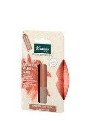Kneipp Natural Deep Nude, cura naturale per labbra e labbra tinte ben curate, 3,5 g