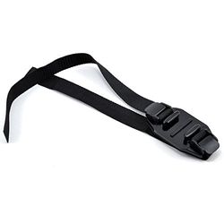 Ksix BXGO18 - Correa para Casco ventilado (Compatible con Go Pro y camaras Deportivas) Color Negro