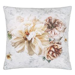 Funda de Almohada Estampada en percal de algodón, Pahari Tuberose, 65x65 cm, Designers Guild