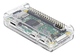 SB Raspberry Pi Zero - Clear/Transparant ** Toegang tot alle aansluitingen ** in 30 seconden gemonteerd en gesloten open (Clear)