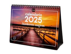 Finocam - Calendar Desktop Images to Write 2025 Month View January 2025 - December 2025 (12 months) Magical sunsets Spanish