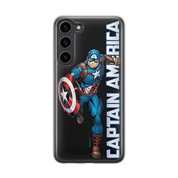 ERT GROUP mobiltelefonfodral för Samsung S23 originalt och officiellt licensierat Marvel mönster Captain America 030 optimalt anpassad till formen på mobiltelefonen, fodral tillverkad av TPU-plast