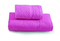 Gabel tintunita & Co Set de Serviettes, 100% Coton, 100 x 60 x 0,8 cm 100x60x0.8 cm Fuchsia