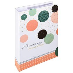 walther Design Photo Album Salmon Pink 300 Photos 10 x 15 cm Memo Slip-in Album Amazing Memories ME-488-R