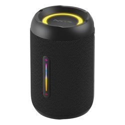 NGS Roller Furia 2 Tiny Black - Draagbare luidspreker compatibel met Bluetooth-technologie, waterdicht IPX7, 20 W, True Wireless, USB, 7 uur batterijduur, zwart