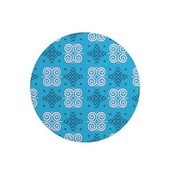 Questo Casa, Round Digital Printed Mouse Pad, Non-Slip Base, for Office and Home, Diameter:22cm