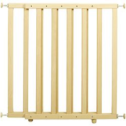 roba Barreira de segurança infantil extensível, madeira natural, sem perfuração, para portas e escadas, largura ajustável de 62, 106 cm
