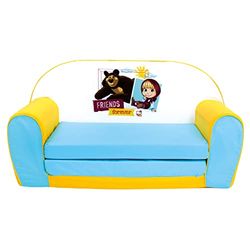 Mascha und der Bär 16121 Canapé Convertible pour Chambre d'enfant Multicolore