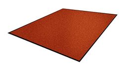 Andersen 1965097 8452 Classic Impressions Plus Solid Tapis Nylon pour un Usage à l'Intérieur, Semelle en Caoutchouc Nitrile, 1224gr/M2, 75 cm Largeur x 85 cm Longueur, Brun Chaud