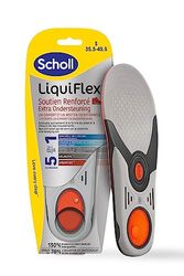 Scholl Plantillas LiquiFlex - Soporte reforzado - Calzado Mujer Talla 35.5-40.5 - Memoria de forma y arco - 1 par