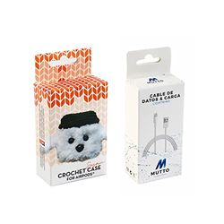 Pack Airpod Crochet Susan + USB-Lightning-kabel