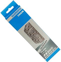 SHIMANO Cadena Ultegra 10V, 116 eslabones, ICN6701116, Unisex Adulto, Plateado, Talla única