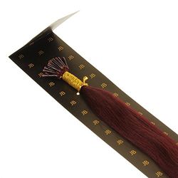 Just Beautiful Hair Cosmetics, 40 cm Genuine 0.5 g Hair Stick Extensions/I-Tip Micro Rings, Remy Hair Extensions