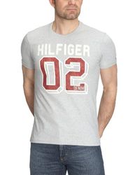 Tommy Jeans T-shirt met 1/2 mouwen voor heren, grijs (Lt Grey Htr), 50 NL