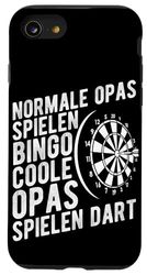 NORMAL GRANDPAS PLAY BINGO COOL GRANDPAS PLAY DARTS Case for iPhone SE (2020) / 7 / 8