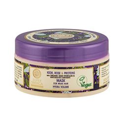 Natura Siberica Super Kedr, rose & proteine. Maschera per capelli deboli, 300 ml