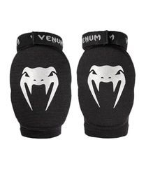 Venum, Kontact Elbow Protectors, Men's, XL, Black/Silver