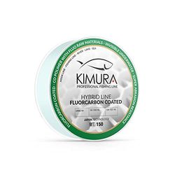 KIMURA Hybrid Line FLUOROCARBON Coated, Fiskesmonopil Unisex Vuxen, Cristal, 0.200
