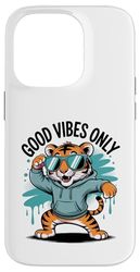 Tigre Dabbing Con Occhiali Da Sole Custodia per iPhone 14 Pro
