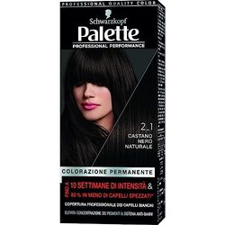 Schwarzkopf, Palette Colorazione Permanente, Tinta per Capelli, Crema Colorante Professionale, Copertura dei Capelli Bianchi, Sistema Anti-danni, Tonalità 2-1 Castano Nero Naturale