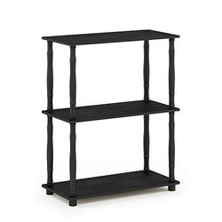 Furinno Gereedschaploze planken, Hout, Americano/Zwart, one size