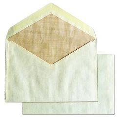Sobres de Papel, Sobre de Color Crema, Tamaño Comercial Normalizado 120 x 176 mm, Sobre de Papel de Cierre Engomado para Invitaciones, Envíos o Almacenaje · m-office (500 uds, 120x176mm)