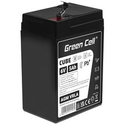 Green Cell Batería AGM VRLA 6V 5Ah - Batería sellada sin Mantenimiento para Sistemas de Alarma, UPS y Dispositivos electrónicos - Alta Durabilidad y Rendimiento confiable